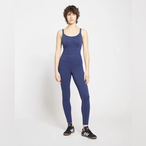 Universal Standard Next to Naked Navy Blue Bodysuit Women’s Size 00/0 NEW 4XS - Picture 1 of 10